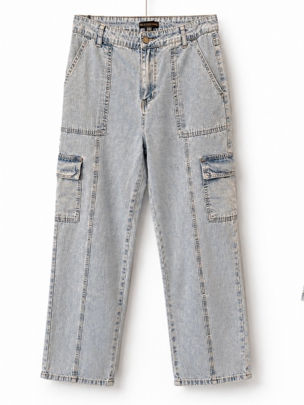 Sincerely Jules Light Wash Cargo Pants Size 11